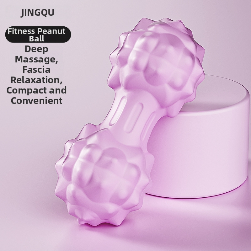 Fasijos masažo kamuolys pėdų masažui, gilių akupunktūros taškų raumenų atsipalaidavimas, pečių ir kaklo palengvėjimas, joga meridijono kamuolys; Medžiaga: TPE; Svoris: 135 g; Nepripučiamas
