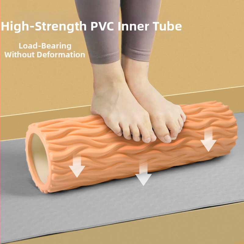 Youheng EVA+PVC пяна ролка за йога и масаж на мускулите – ролер за начинаещи