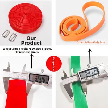 Far Wave Ελαστικός Τεντωτήρας Προπόνησης - Ελαστική Λωρίδα, Με Δύο Κούμπες, 1 Τεμάχιο