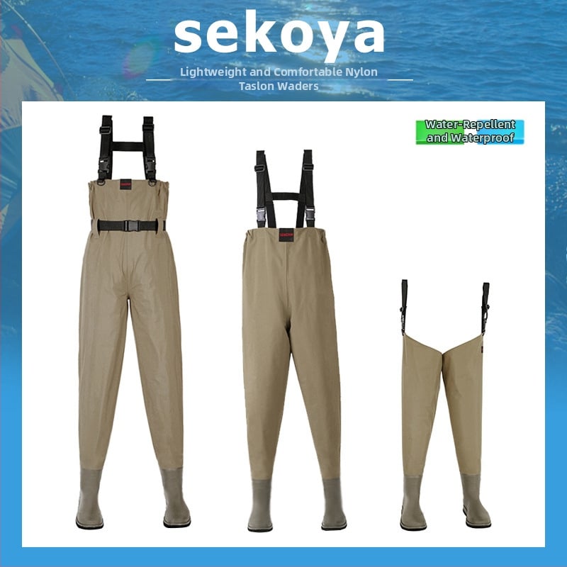 Žieminiai unisex vandeniui atsparūs waders žvejybai srautuose – nuo pusės kūno iki viso kūno, vandeniui atsparus komplektas