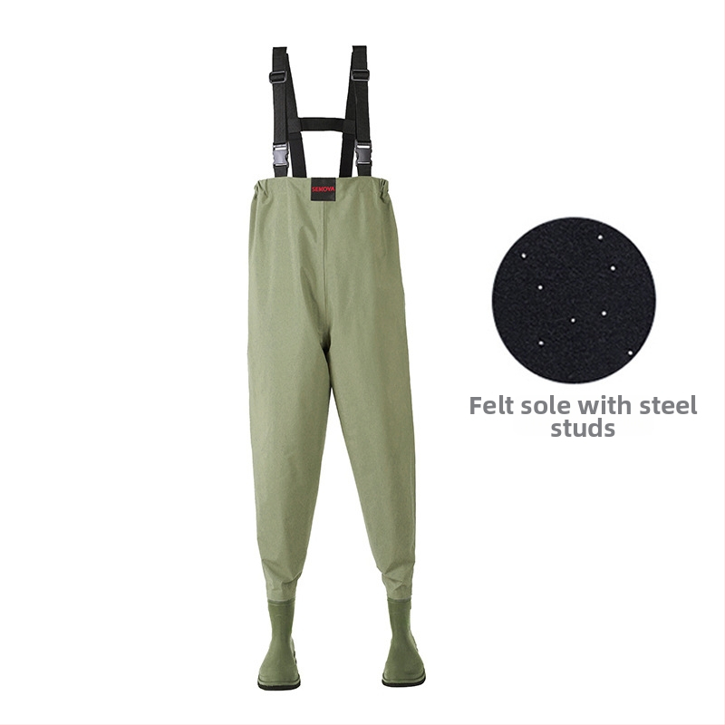Žieminiai unisex vandeniui atsparūs waders žvejybai srautuose – nuo pusės kūno iki viso kūno, vandeniui atsparus komplektas