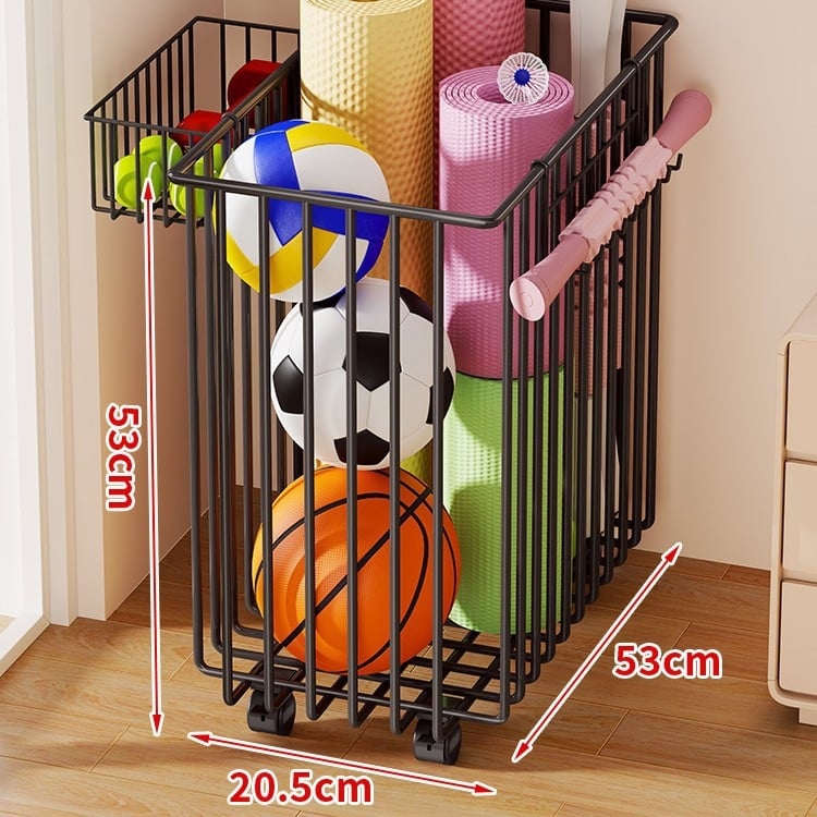 Кош за съхранение с метална конструкция — марка Qin qi, модел 2117586323388435200, модерен стил