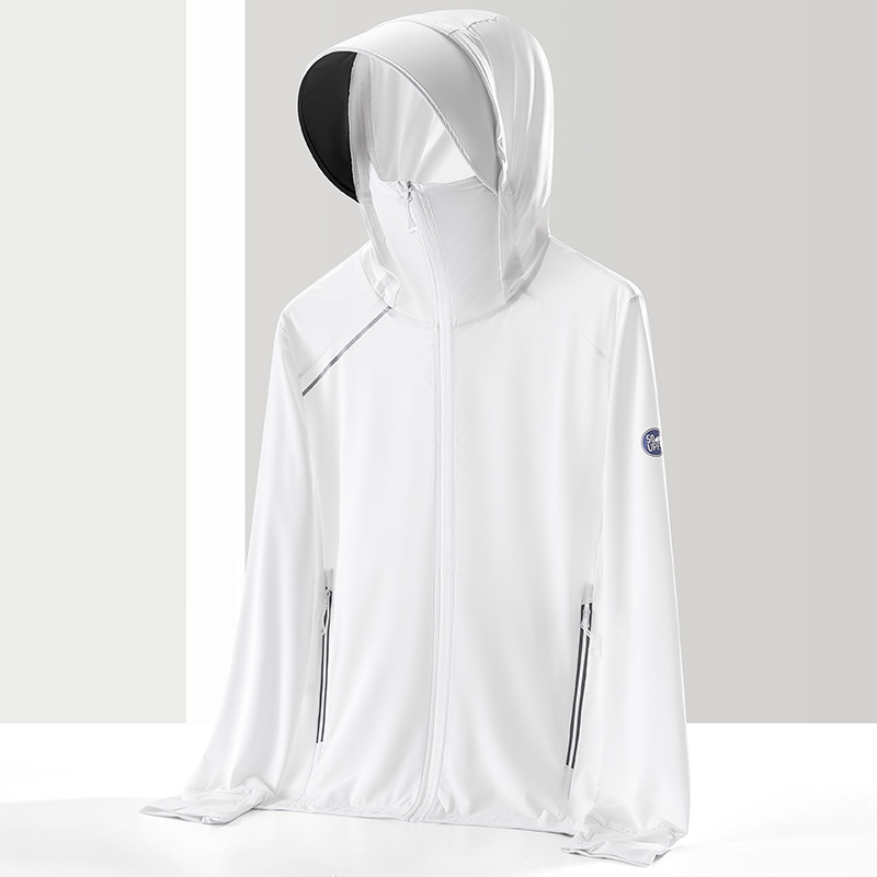 Unisex lauko windbreaker su gobtuvu, UPF50+ UV apsauga, kvėpuojantis nailonas, greitai džiūsta, tinka vasarai ir pavasariui