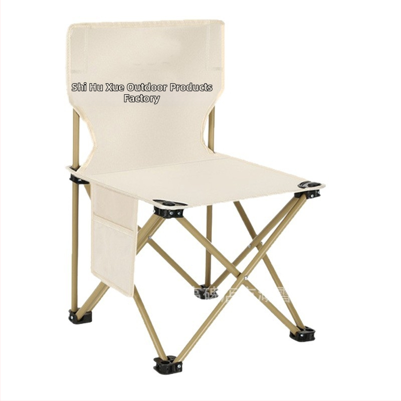 Vanjska sklopiva stolica za kampiranje, piknik i ribolov – prijenosna Moon stolica, prilagodljiva, s Oxford platnom i okvirom od karbonskog čelika