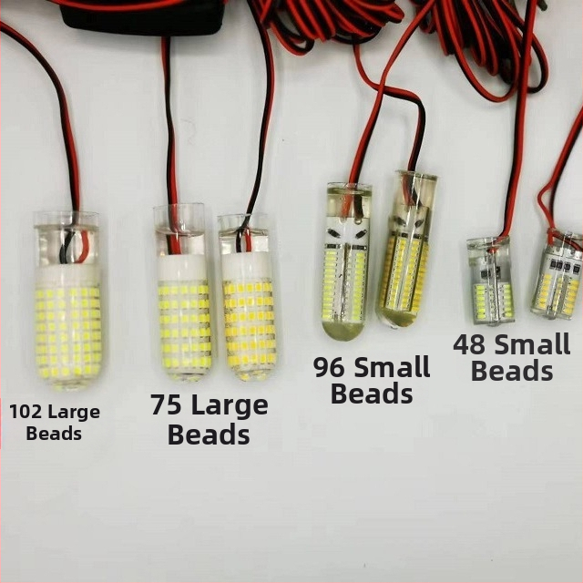 Podvodné svetlo na rybaření - LED, 12V, vodotesné, vysoká svietivosť