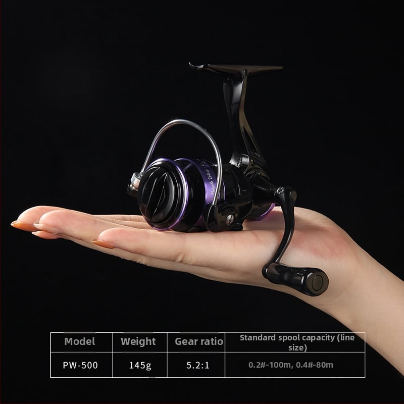 Spinning ritė Mundus 500 modelis ilgiems metimams