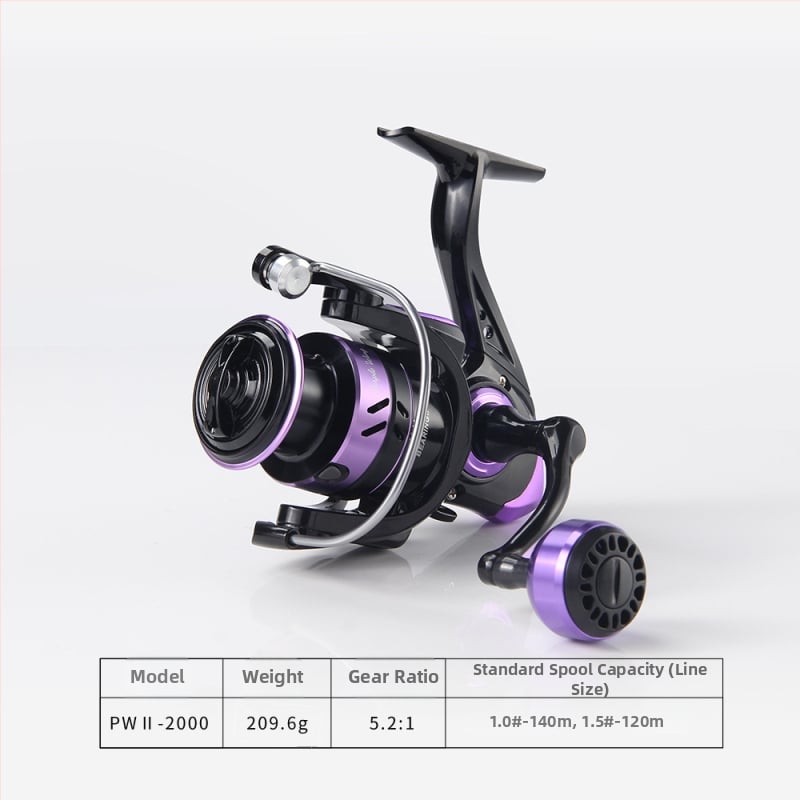 Spinning ritė Mundus 500 modelis ilgiems metimams