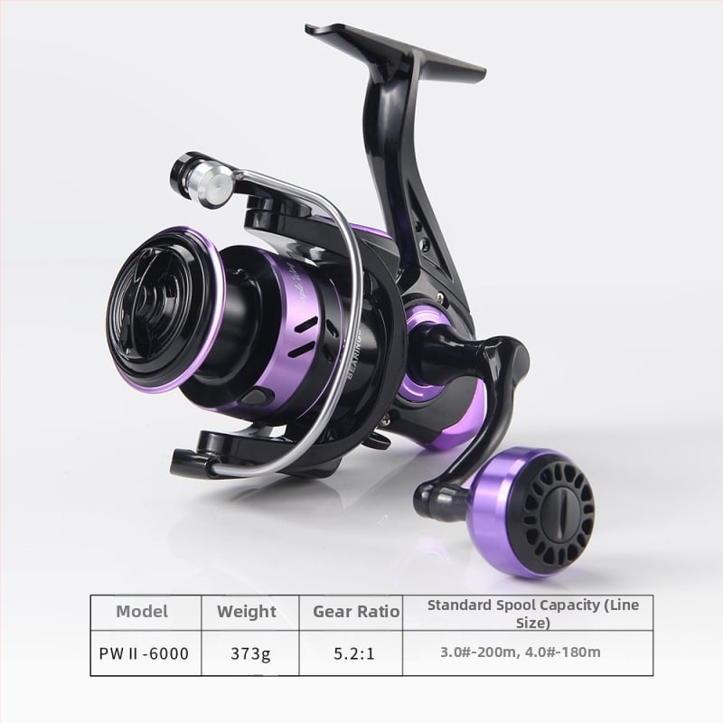 Spinning ritė Mundus 500 modelis ilgiems metimams