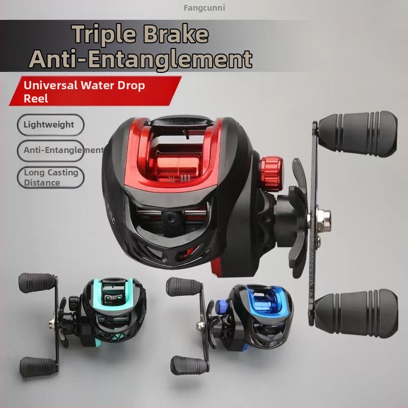 Спининг макара за примамки с антиразкъсване на линията, система с тройно и двойно спиране, метална конструкция