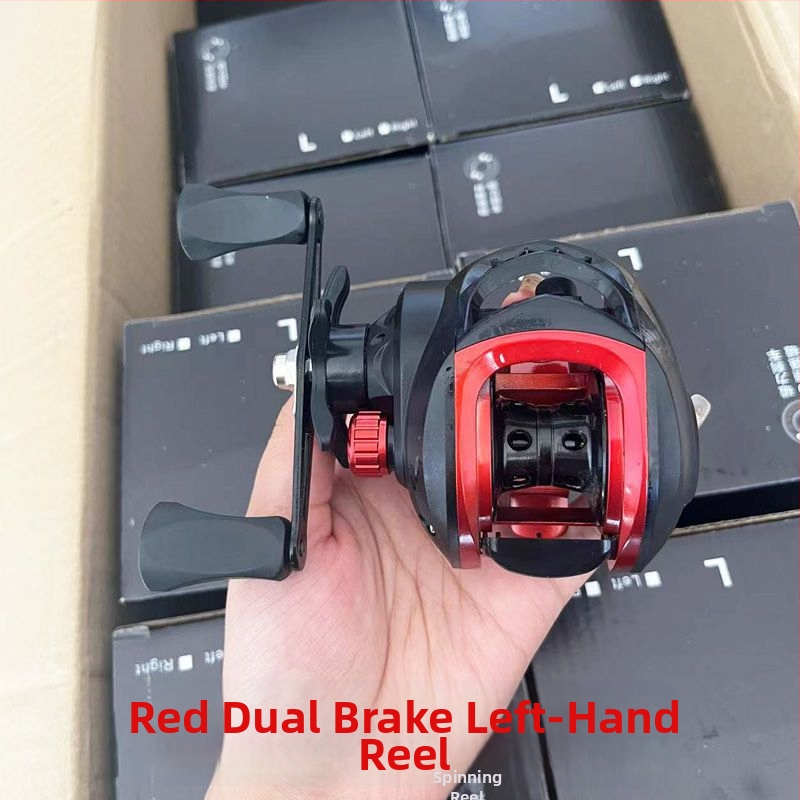 Спининг макара за примамки с антиразкъсване на линията, система с тройно и двойно спиране, метална конструкция