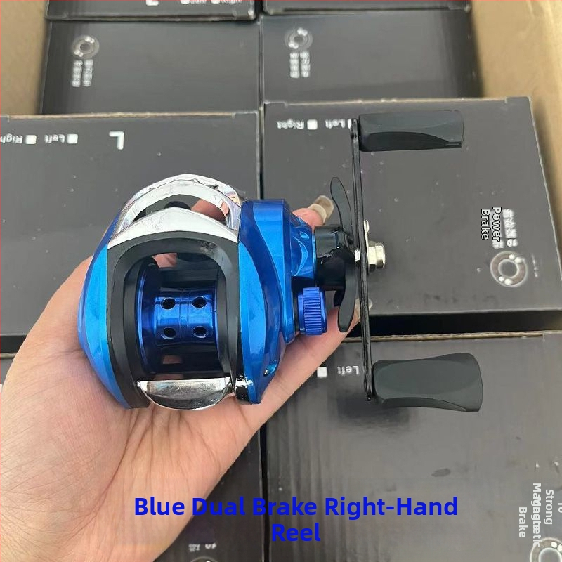 Спининг макара за примамки с антиразкъсване на линията, система с тройно и двойно спиране, метална конструкция