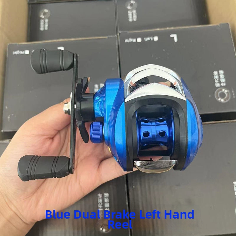 Спининг макара за примамки с антиразкъсване на линията, система с тройно и двойно спиране, метална конструкция