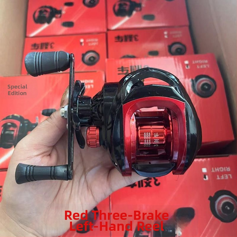 Спининг макара за примамки с антиразкъсване на линията, система с тройно и двойно спиране, метална конструкция