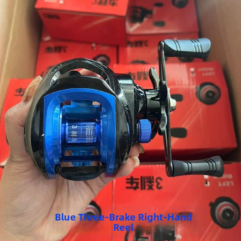 Спининг макара за примамки с антиразкъсване на линията, система с тройно и двойно спиране, метална конструкция