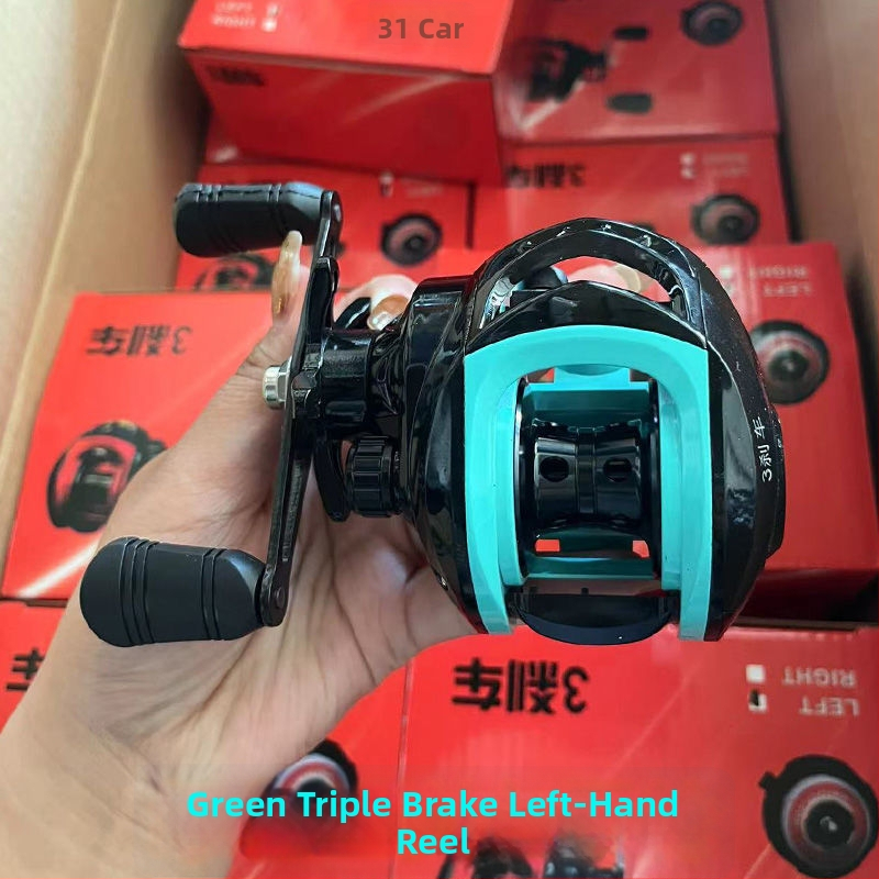 Спининг макара за примамки с антиразкъсване на линията, система с тройно и двойно спиране, метална конструкция