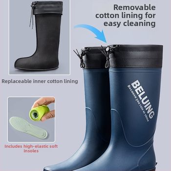 Täiskasvanutele mõeldud vihmajalatsid, unisex, plastikust ülemine, lühike toru kõrgus, universaalne stiil