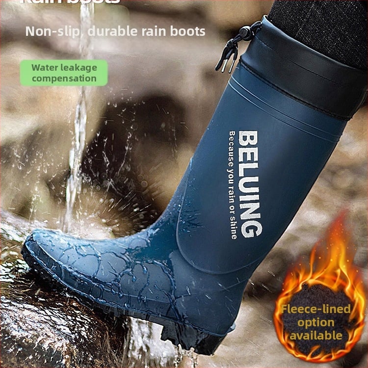 Täiskasvanutele mõeldud vihmajalatsid, unisex, plastikust ülemine, lühike toru kõrgus, universaalne stiil