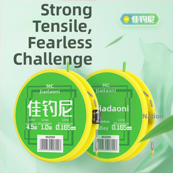 Nailoninių žvejybos linijų rinkinys – pagrindinė linija, didelis tempimo atsparumas