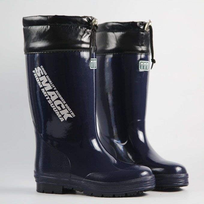Meeste kõrged vihmasaapad kummist tallaga, libisemiskindlad, soojad ja vastupidavad