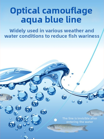 Žvejybos linijų rinkinys – nailono siūlai, tinkamas upėms ir ežerams, ilgis 3.6-8.1 m