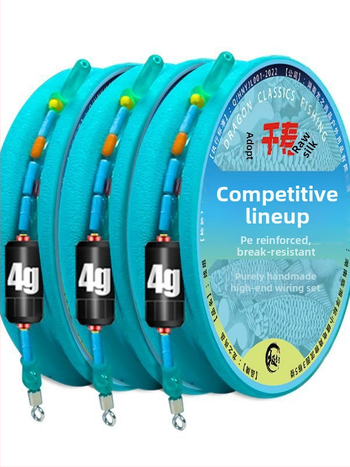 Žvejybos linijų rinkinys – nailono siūlai, tinkamas upėms ir ežerams, ilgis 3.6-8.1 m