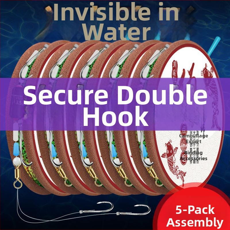 Nematomas meškerės linijos rinkinys karpių žvejybai – Nailonas