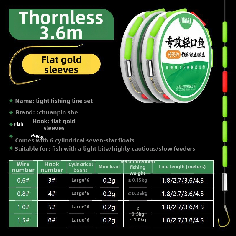 Plūduriuojantis linijos komplektas žieminei žvejybai karpiams, Nailonas, Through-Line, cilindriškai-sferinis plūdikas, vienas kabliukas