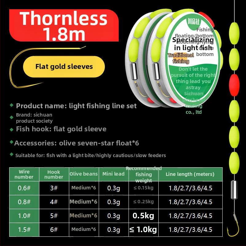 Plūduriuojantis linijos komplektas žieminei žvejybai karpiams, Nailonas, Through-Line, cilindriškai-sferinis plūdikas, vienas kabliukas