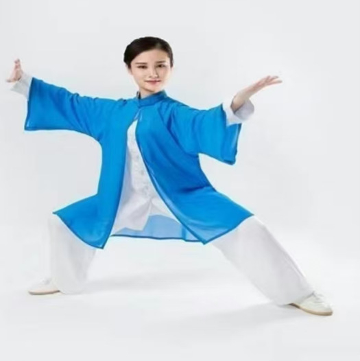 Taiji ogrtač za trening, drapirani vanjski sloj, kineskog stila, unisex