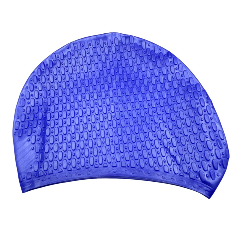 Silikonska kapa za plivanje za odrasle, s točkastim uzorkom, pogodna za plivanje
