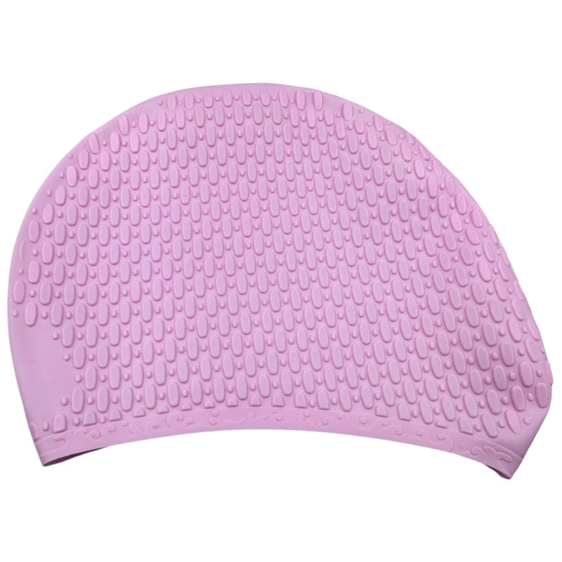 Silikonska kapa za plivanje za odrasle, s točkastim uzorkom, pogodna za plivanje