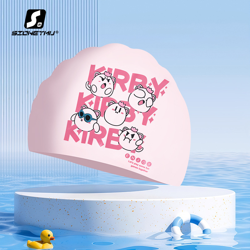 SnowSwim silikonska kapica za plivanje za djecu s motivom crtića, pogodna za plivanje i vodene aktivnosti