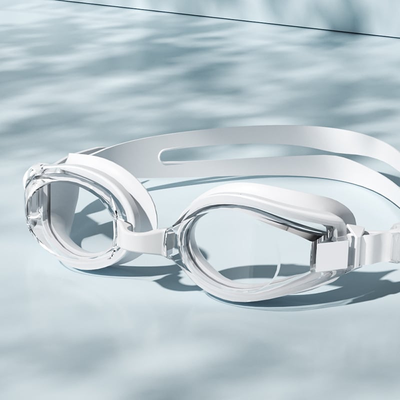 RESHEIR Anti-fog peldēšanas briļes pieaugušajiem, PC lēcas, piemērotas miopijai, acu aizsardzība