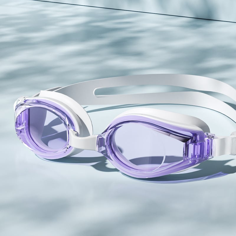 RESHEIR Anti-fog peldēšanas briļes pieaugušajiem, PC lēcas, piemērotas miopijai, acu aizsardzība