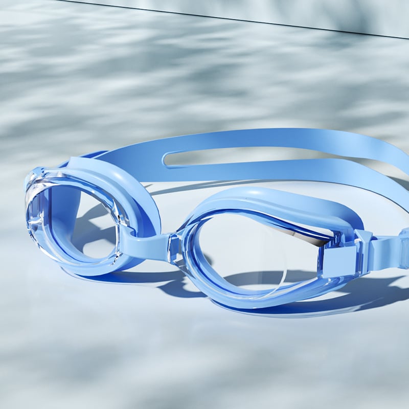 RESHEIR Anti-fog peldēšanas briļes pieaugušajiem, PC lēcas, piemērotas miopijai, acu aizsardzība