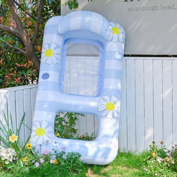 Naduvani ležaljka za bazen – PVC materijal, jednobojni uzorak, za odrasle