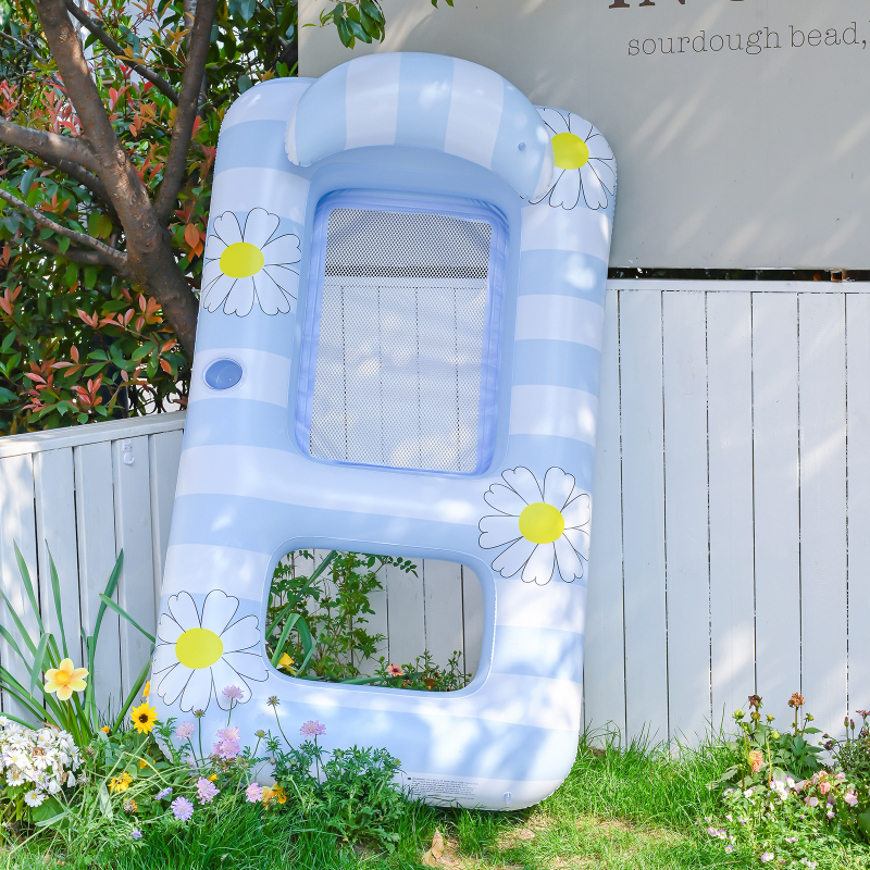 Naduvani ležaljka za bazen – PVC materijal, jednobojni uzorak, za odrasle