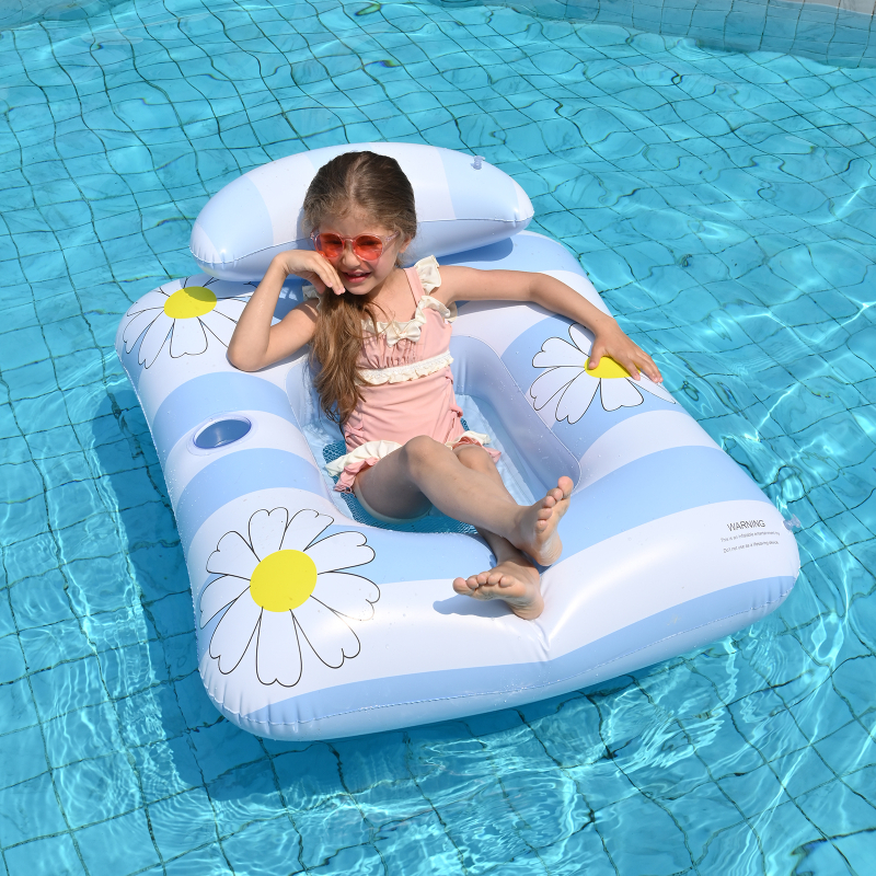 Naduvani ležaljka za bazen – PVC materijal, jednobojni uzorak, za odrasle