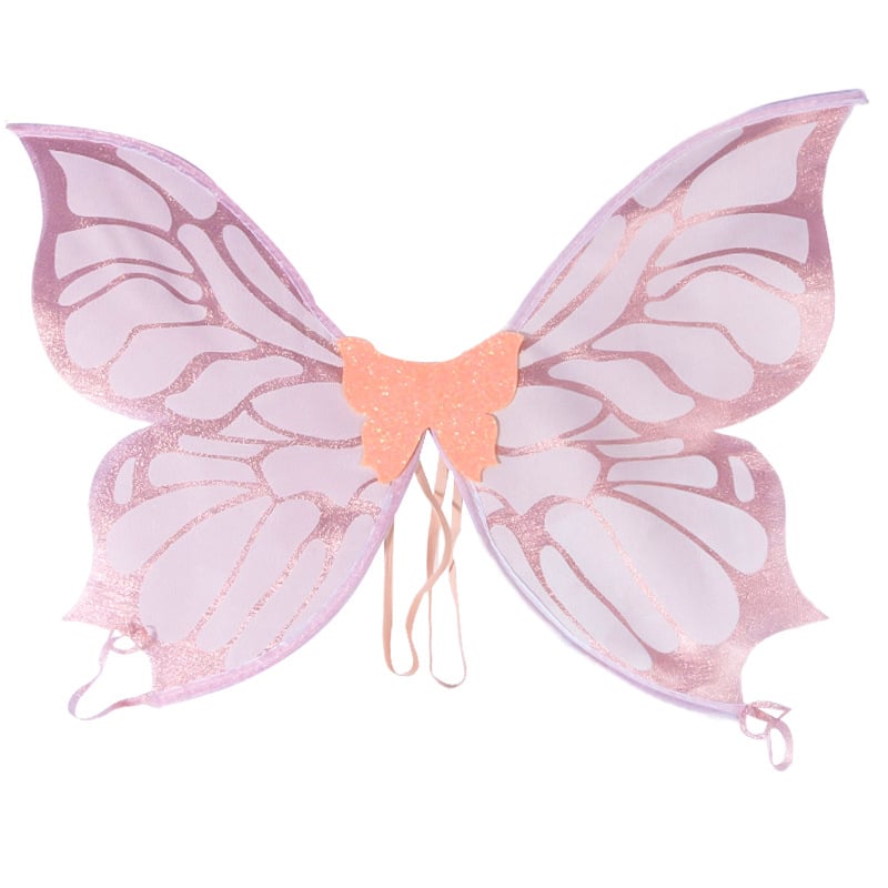 Eņģeļu spārnu kostīmu rekvizīts – Organza, fejas spārni grimām un izrādēm, muguras un galvas aksesuārs, pielāgojams Ziemassvētkiem un Tanabata