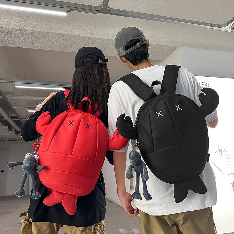 Unisex lobster stiilis kaks õla seljakott, 20–35 L nailon, tänavustilu, õhu-padi rihm, 2025 kevad