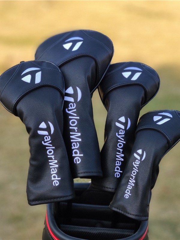 TLM universālais stila ādas golfa kluba galvas vāciņš, piemērots koka šaftam – ūdensizturīgs