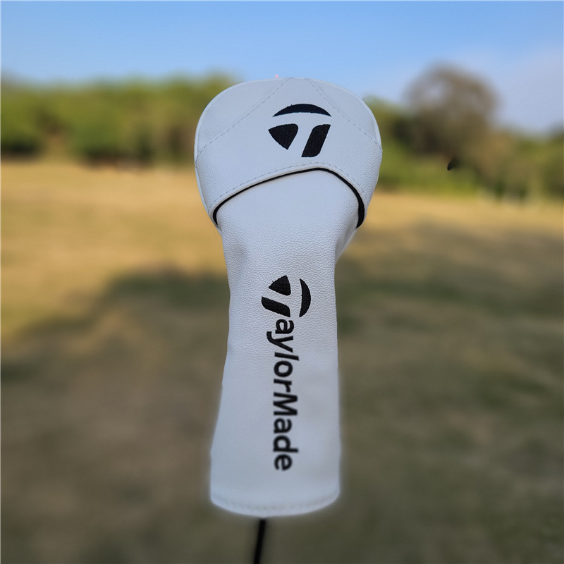 TLM universālais stila ādas golfa kluba galvas vāciņš, piemērots koka šaftam – ūdensizturīgs
