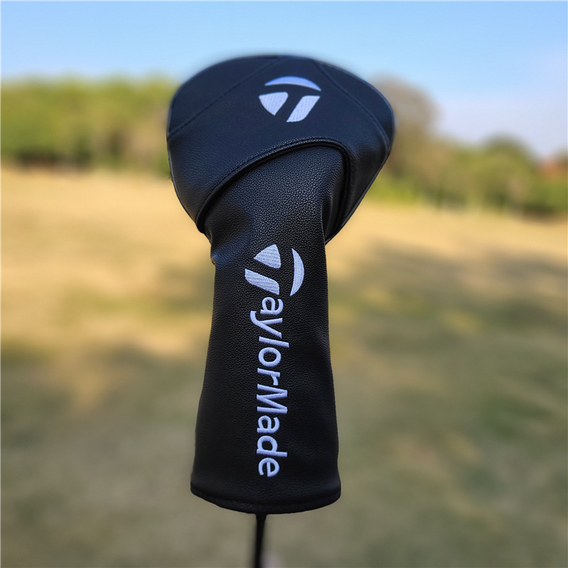 TLM universālais stila ādas golfa kluba galvas vāciņš, piemērots koka šaftam – ūdensizturīgs