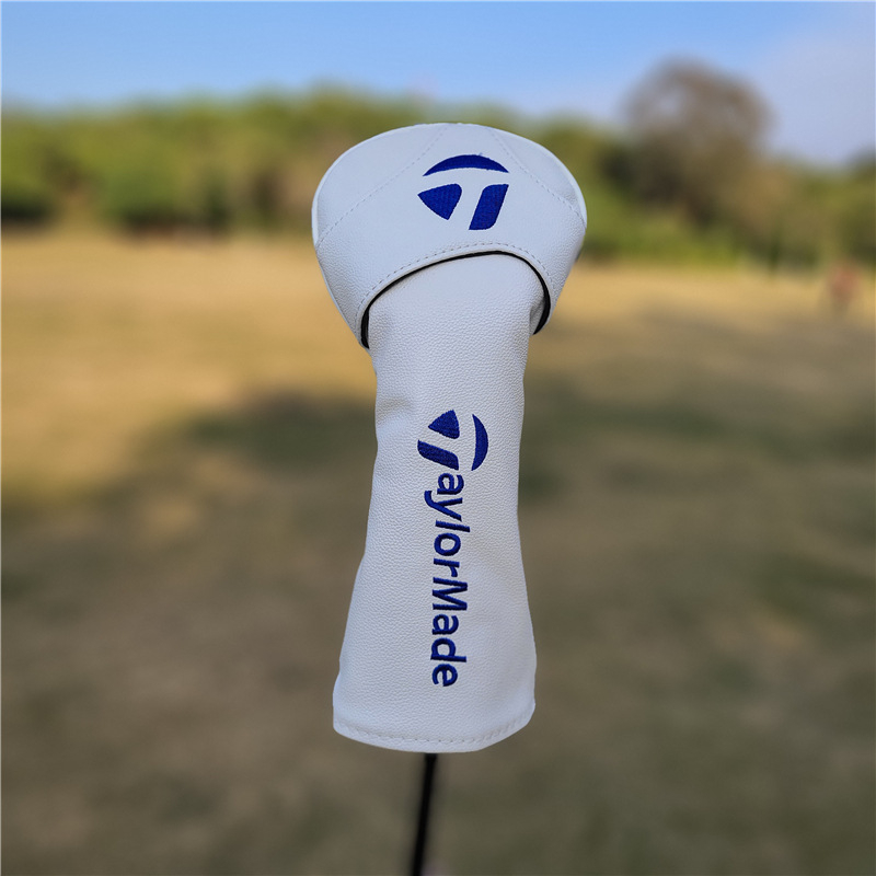 TLM universālais stila ādas golfa kluba galvas vāciņš, piemērots koka šaftam – ūdensizturīgs