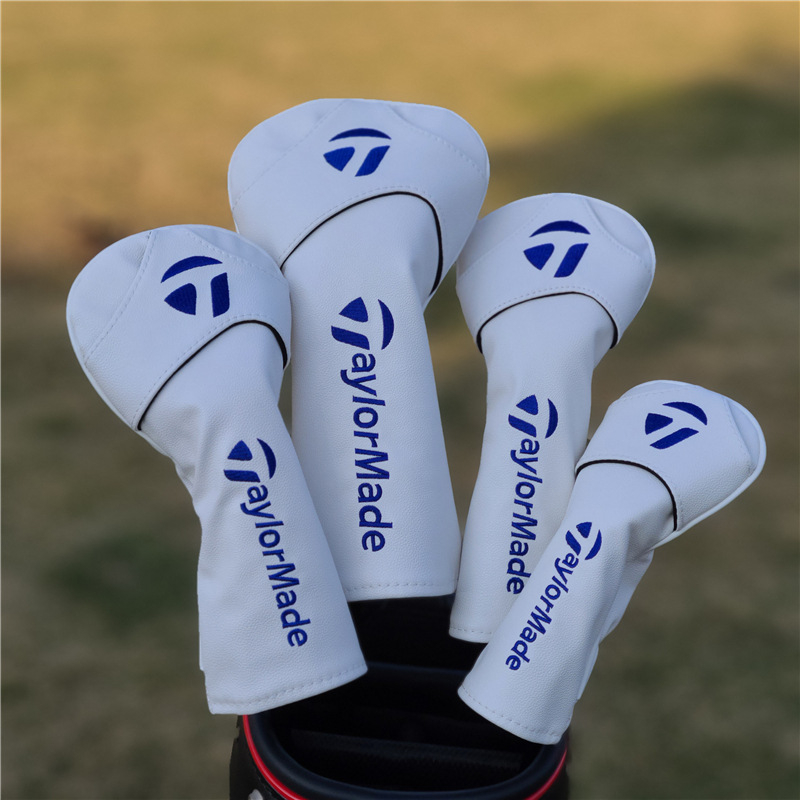 TLM universālais stila ādas golfa kluba galvas vāciņš, piemērots koka šaftam – ūdensizturīgs