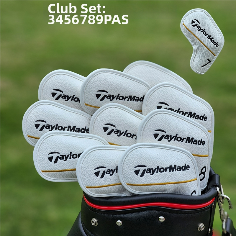 TLM universālais stila ādas golfa kluba galvas vāciņš, piemērots koka šaftam – ūdensizturīgs