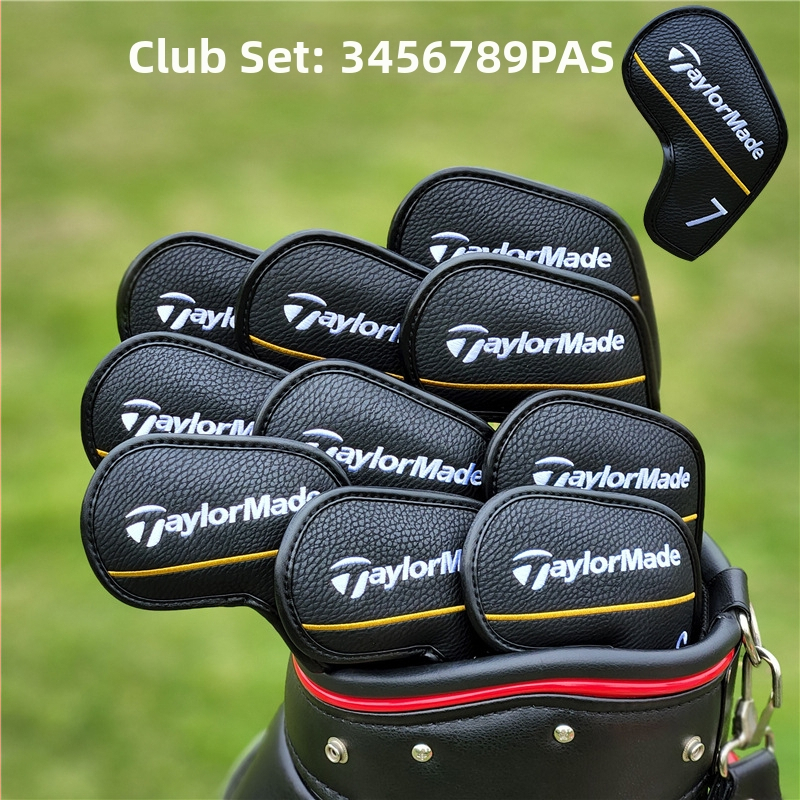 TLM universālais stila ādas golfa kluba galvas vāciņš, piemērots koka šaftam – ūdensizturīgs