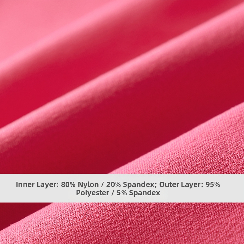 Plisovaná športová sukňa, jednofarebná, polyester 95% s podšívkou zo spandexu 5%