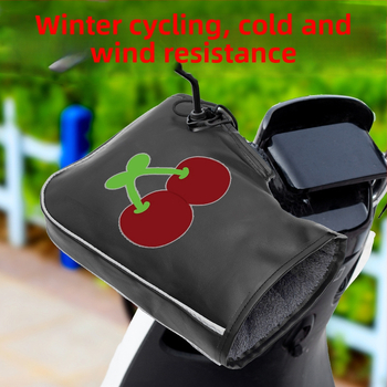 Ziemas PU velosipēdu cimdi, unisex, pieaugušie