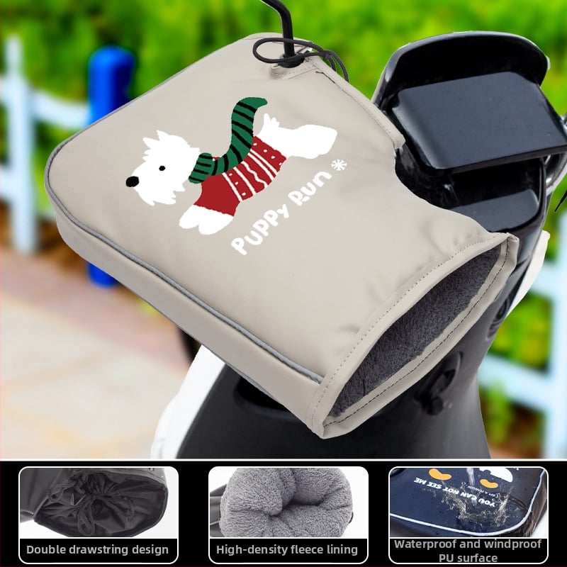 Ziemas PU velosipēdu cimdi, unisex, pieaugušie